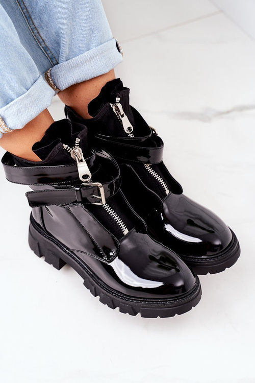 Жіночі утеплені чоботи Black Not Realy