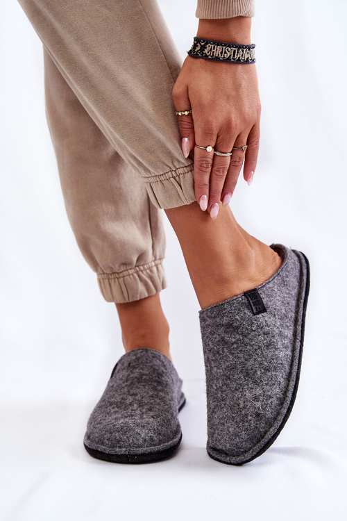 Класичні жіночі тапочки Big Star KK276014 сірі