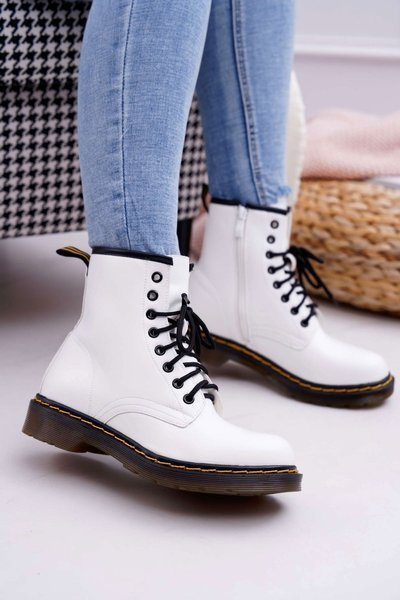 Жіночі черевики Trappers Glans White Gangsta