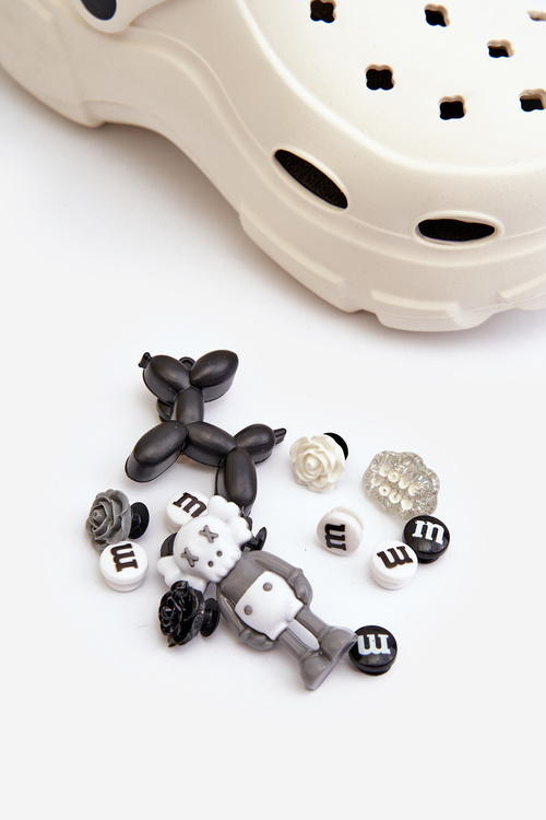 Жіночі легкі пінопластові шорти на масивній підошві білого кольору Matirra