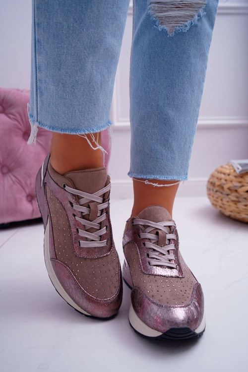 Жіноче спортивне взуття бежеве Sergio Leone Ondar