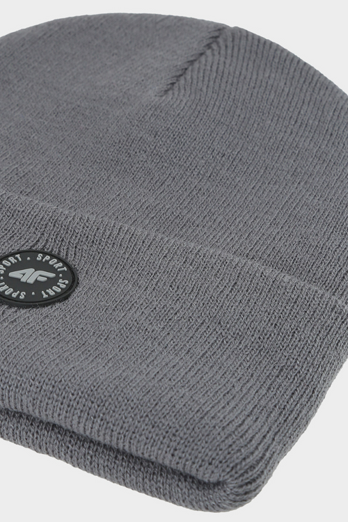 Дитяча зимова шапка 4F темно-сіра 4FJWAW24ACAPU444-23S