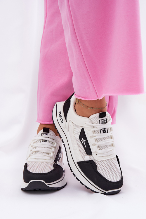 Жіноче Спортивне Взуття На Платформі Big Star RR274A223 HI-POLY SYSTEM Чорний-Білий