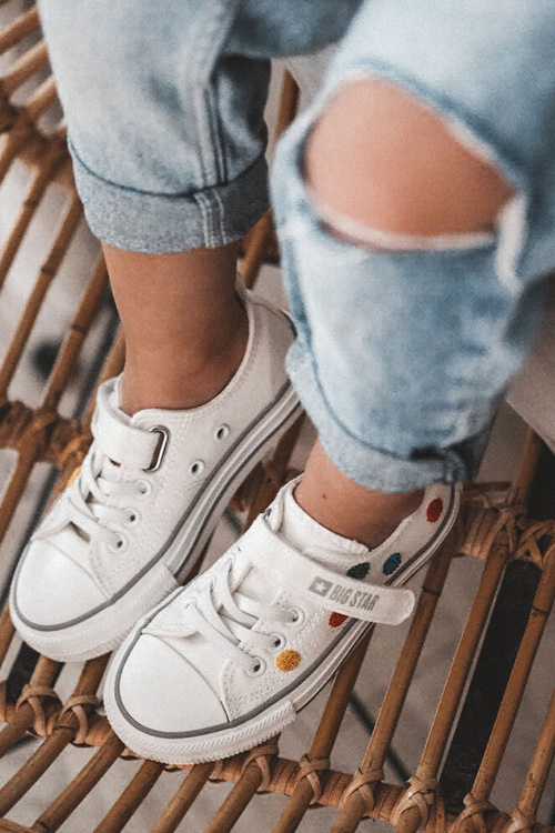 Дитячі кросівки на липучці BIG STAR JJ374053 Білі