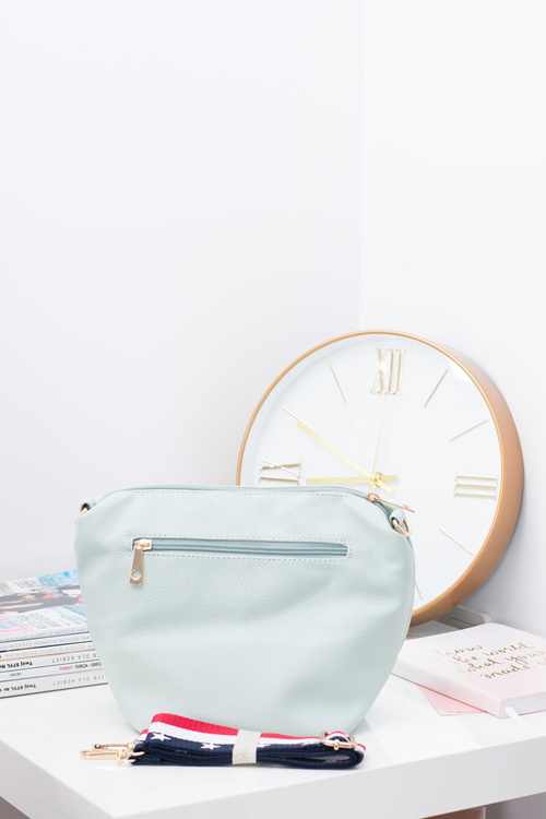 Бірюзова жіноча сумка-шоппер А4