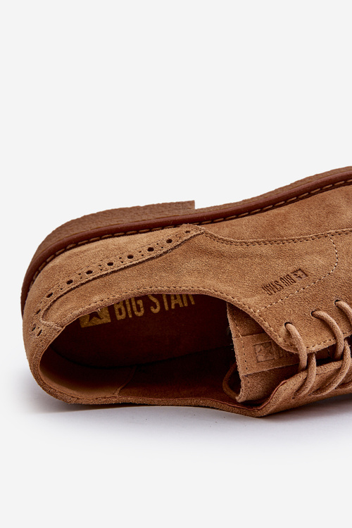 Чоловіче замшеве взуття Big Star NN174213 Camel