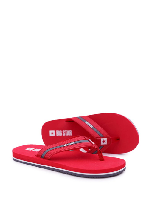 Чоловічі шльопанці Big Star Red DD174662