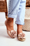 Гумові балерини Lu Boo Beige Flower Esther