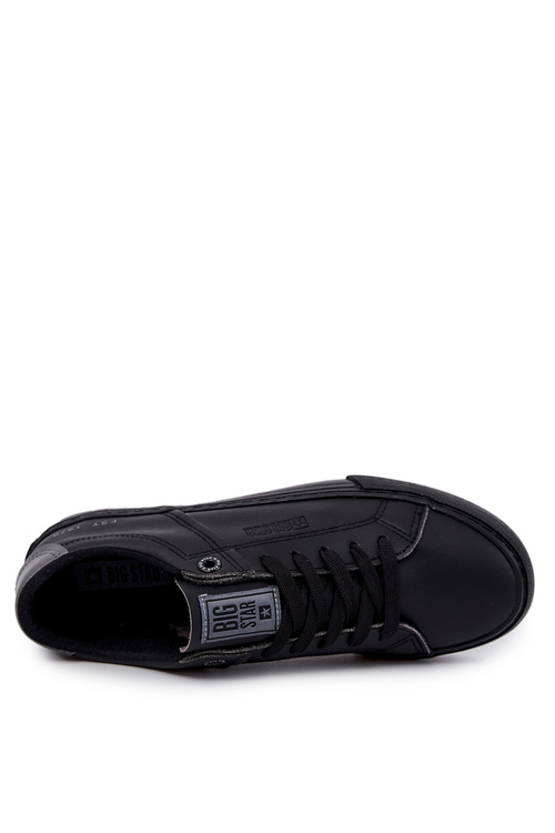 Шкіряні чоловічі кросівки Big Star JJ174108 Чорні