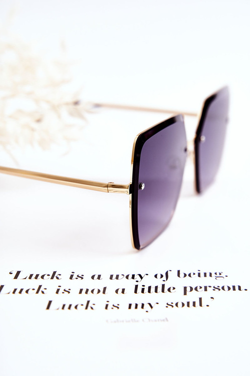 Великі квадратні сонцезахисні окуляри V180005 Темно-сині