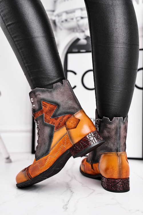 Чоботи жіночі Maciejka Warm Leather Yellow 04625-07