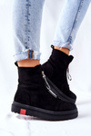 Чоботи жіночі на платформі чорні Charlee