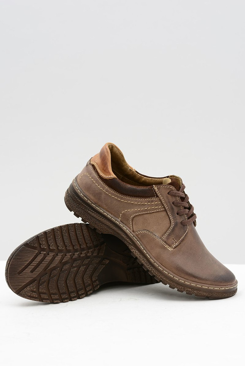 Коричневі чоловічі напівчоботи Ernesto натуральна шкіра