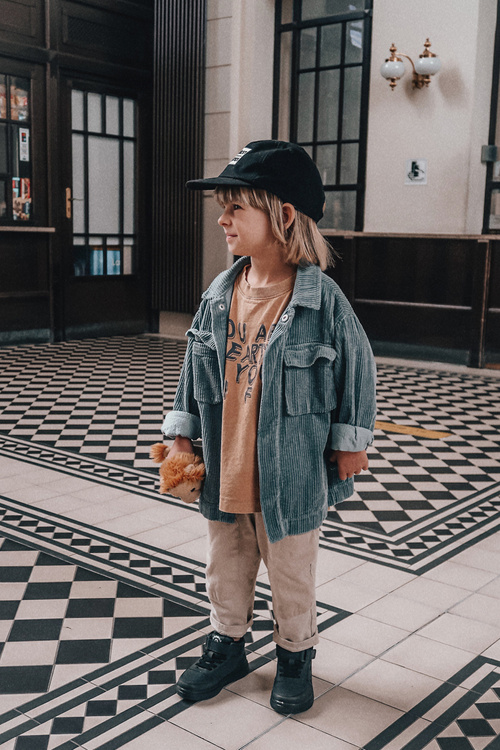 Дитячі утеплені високі кросівки чорні Clafi