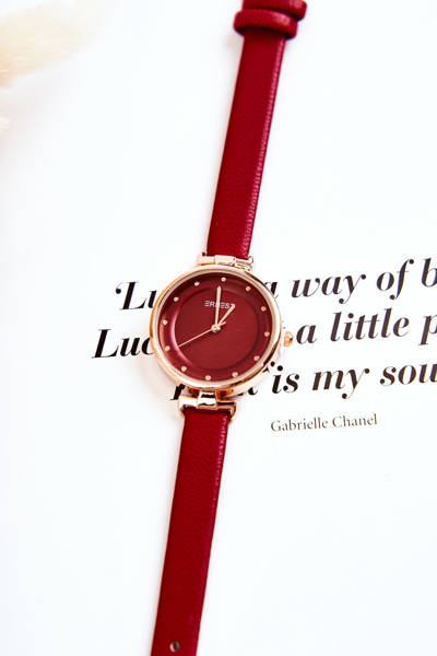 Жіночий аналоговий годинник Ernest Red