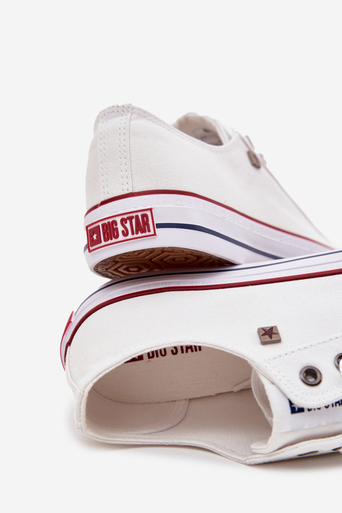 Чоловічі Низькі Тканинні Кросівки Big Star DD174500 Білі