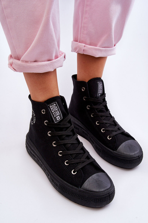 Жіночі високі кросівки Big Star LL274A182 Чорні