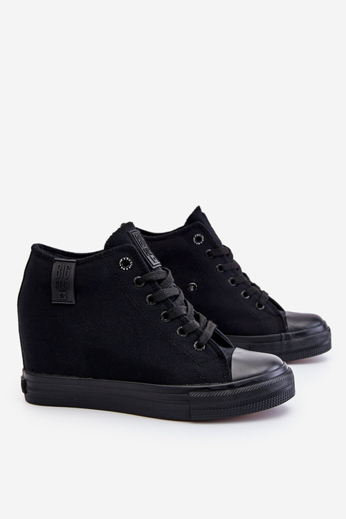 Високі кросівки Hidden Wedge Big Star LL274034 Чорні