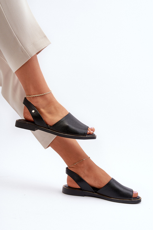 Шкіряні сліпони Black Alivia