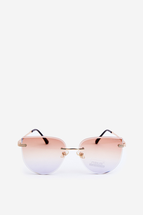 Жіночі сонцезахисні окуляри UV400 Золотисто-коричневі