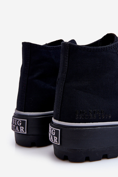 Високі кросівки на платформі Big Star LL274155 Чорні