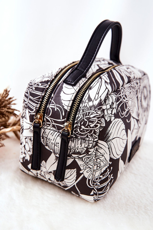 Велика косметичка NOBO Flowers L0040-CM00 Black