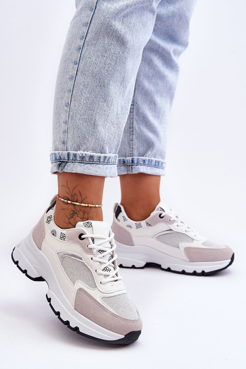 Спортивне взуття на платформі білий Escape