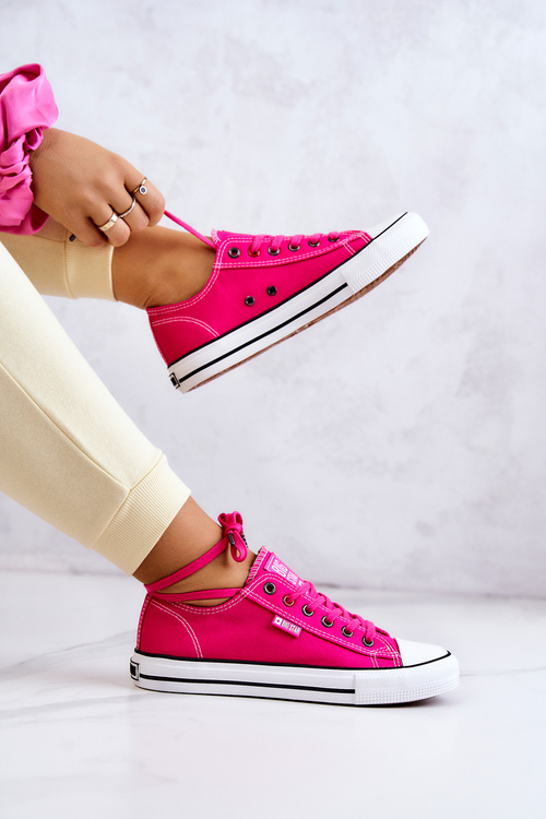 Жіночі низькі кросівки Big Star JJ274A005 Фуксія