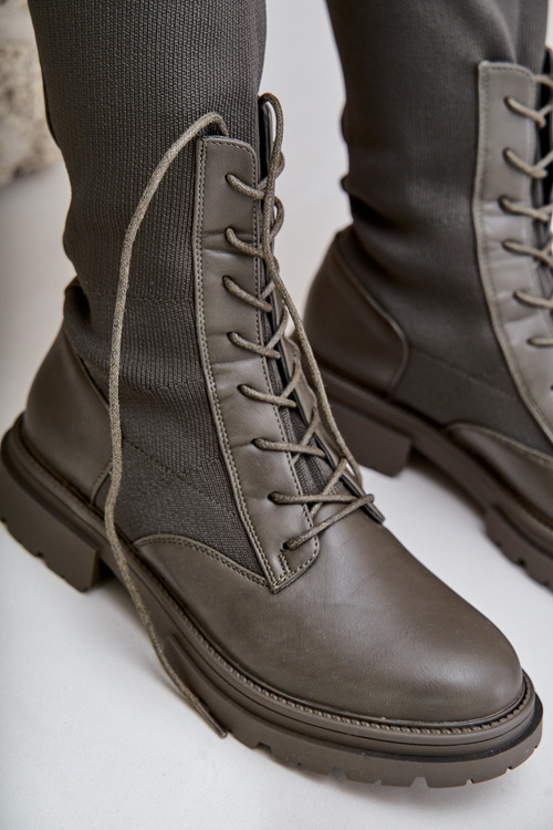 Слипони з носком Темно-зелений Іран