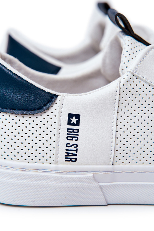 Чоловічі шкіряні кросівки BIG STAR JJ174226 Білі