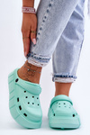Жіноча поролонова платформа Crocs Mint Beckett
