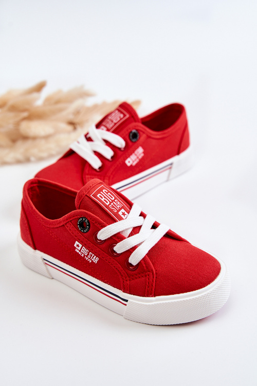 Дитячі низькі кросівки Big Star JJ374172 Червоні