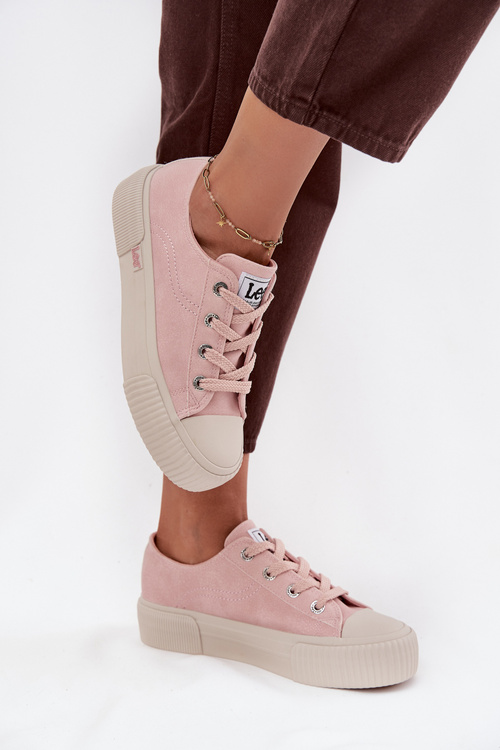 Жіночі кеди на платформі LEE ISLA C WOMEN LOW 50253001.78E Рожеві