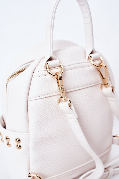 Жіночий шкіряний рюкзак NOBO K4110 Білий