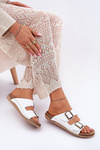Жіночі Шкіряні Сандалі З Прозорими Inblu AA0002KU Білі
