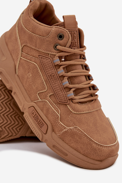 Чоловічі кросівки Big Star SS174281 HI-POLY SYSTEM Світло-коричневі