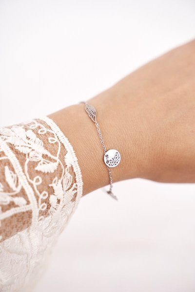 Жіночий браслет Celebrity Silver 3 Hangers Glossy