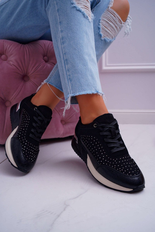 Жіноче спортивне взуття чорного кольору Sergio Leone Ondar