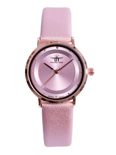 Жіночий годинник Michael John Paule Pink Metallic