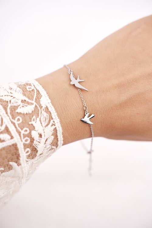 Жіночий браслет Celebrity Silver Swallows Come Back