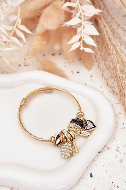 Жіночий браслет Charms Pink Silver Mouse