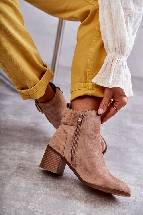 Замшеві чоботи на постійні Коричневий Vannes