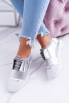 Жіноче срібне спортивне взуття Lu Boo Madoni