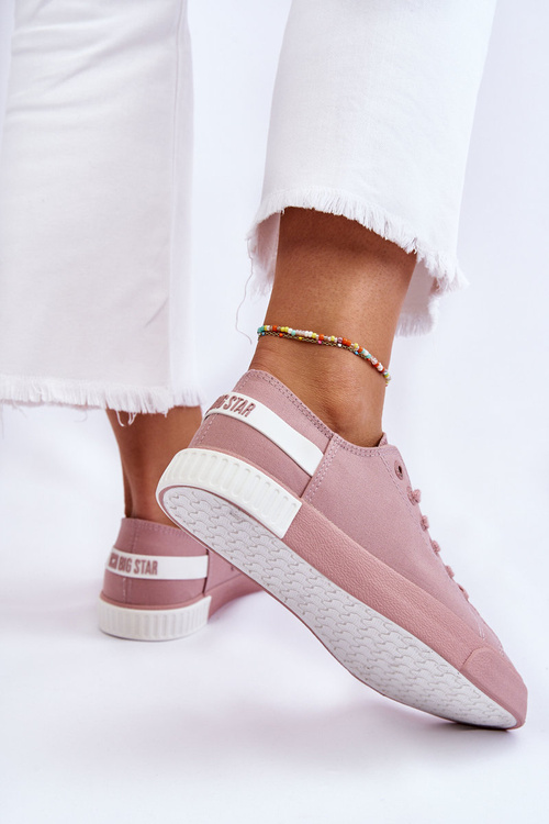 Жіночі низькі кросівки Big Star LL274040 Рожеві