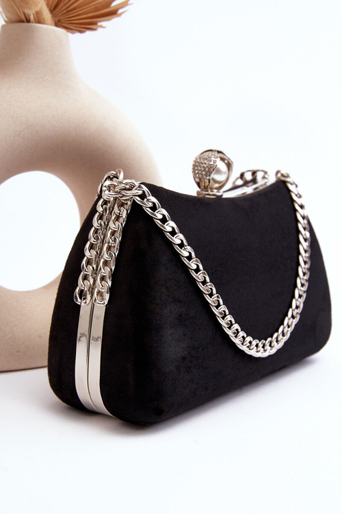 Чорний діловий клатч Nadrei