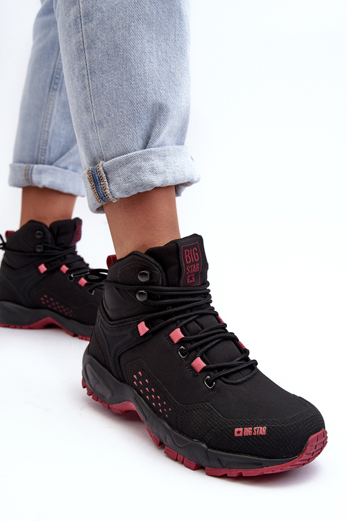 Чоловіче трекінгове взуття Trappers Memory Foam System Black Big Star MM274562