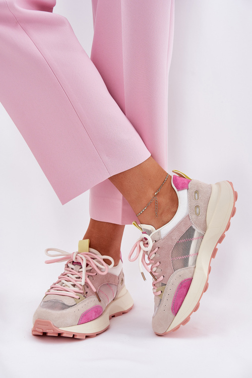 Замшеве Спортивне Взуття Кросівки Жіночі 66725 Багатокольорові Vinceza