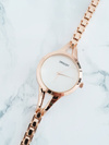 Жіночий годинник із браслетом із рожевого золота Ernest
