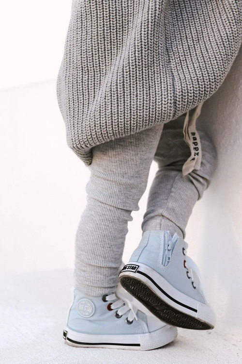 Дитячі високі кросівки на блискавці BIG STAR HH374088 Сині