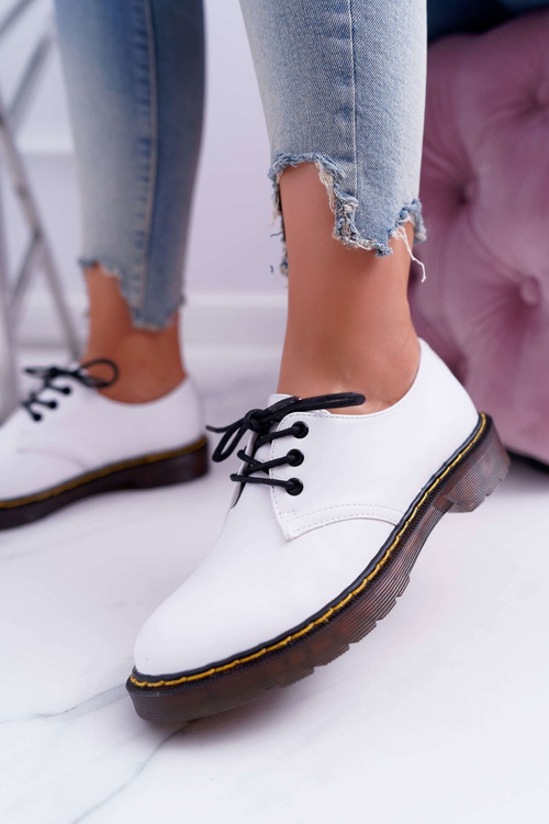 Жіночі напівчоботи Мартин білі